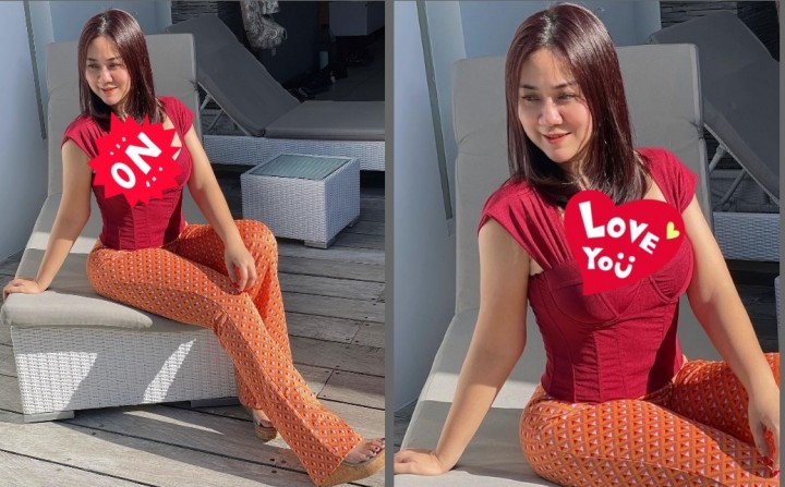Tante Ernie Pakai Baju Merah Mentereng, Netizen: Pengen Jadi Keponakannya (foto/int)