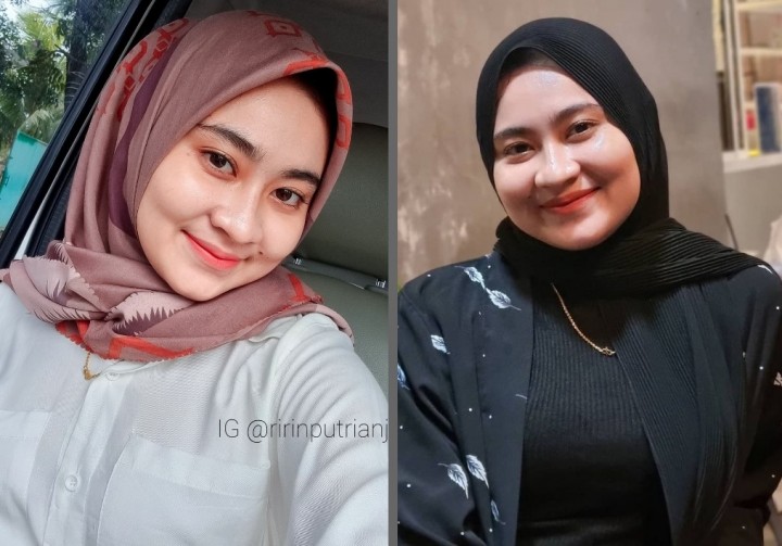 Penampilan Hijaber Cantik Ririn Putri Asal Aceh Pakai Baju Hitam dan Putih, Netizen Langsung Bilang Ini (foto/int)