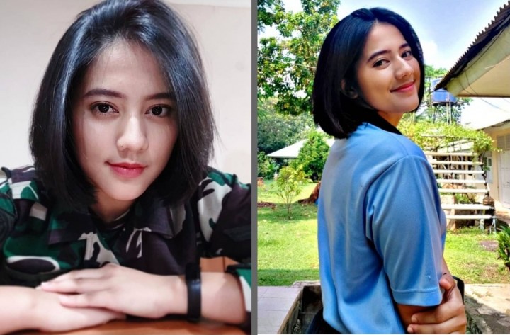 Nabila Prajurit TNI AU Cantik Berdarah Minangkabau Bikin Netizen Terpesona (foto/int)