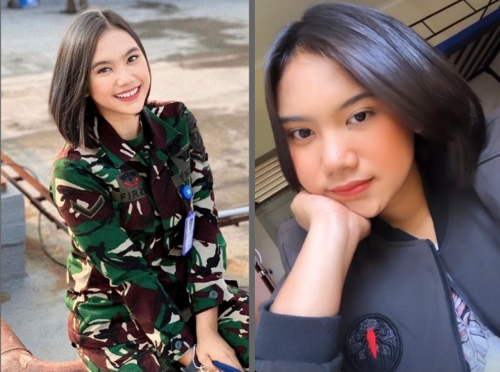 Viral Sersan Firzi Prajurit TNI AU Cantik yang Bikin Netizen Terpesona (foto/int)