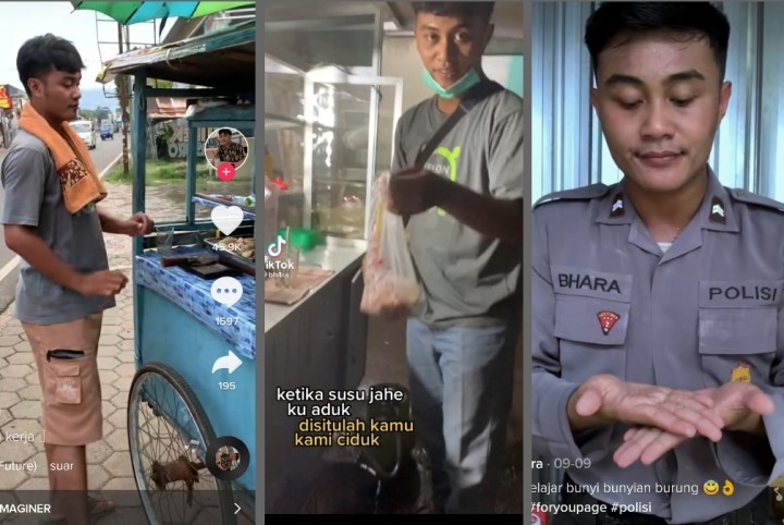 Siang Gorengan, Malam Jadi Penjual Jahe Susu, Aksi Polisi Ini Viral Ditonton 7 Juta, Netizen Mikir Beli Makanan di Pinggir Jalan (foto/int)