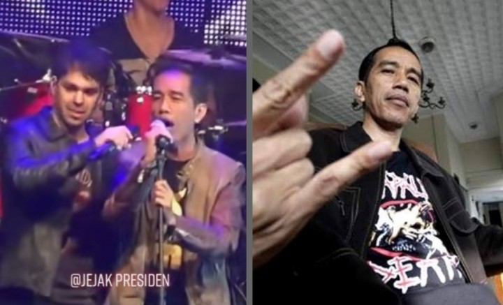 Presiden Jokowi Berjiwa Metal, Netizen Sebut Begini (foto/int)