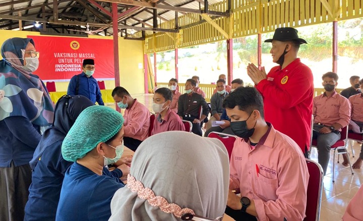Vaksinasi masal Binda Riau tahap II