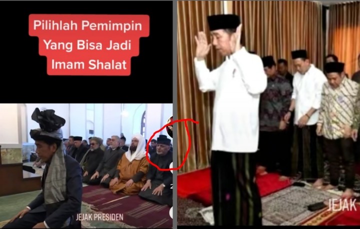 Momen Jokowi Jadi Imam Shalat, Presiden Afghanistan Ghani Pernah Jadi Makmum (foto/int)