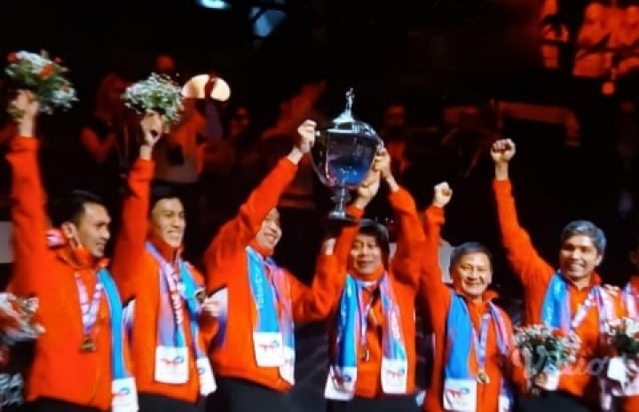 Indonesia Raih Juara Piala Thomas Ke-14. Sumber: Kalbar Satu