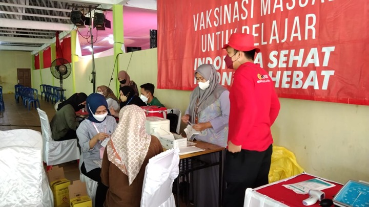 Vaksinasi Badan Inteljen Negara Daerah Riau