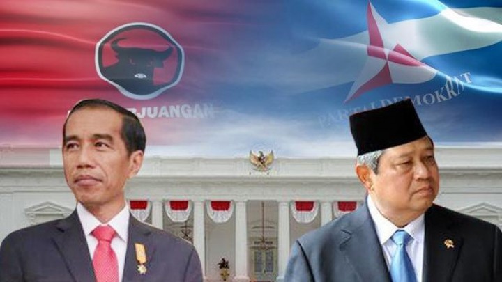Joko Widodo dan Susilo Bambang Yudhoyono. Sumber: Liputan6.com