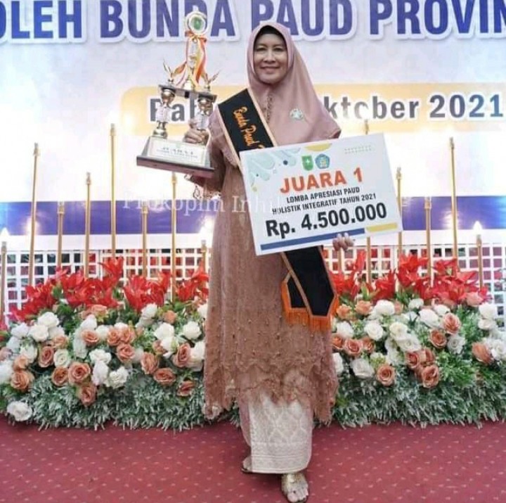 PAUD Inhil Juara Pertama Lomba PAUD Holistrik Integratif se-Riau