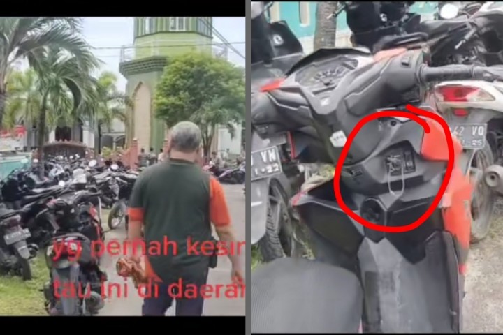 Viral Warga Pergi ke Mesjid Tapi Kunci Sepeda Motor Ditinggal, Netizen Langsung Penasaran Lokasinya (foto/int)