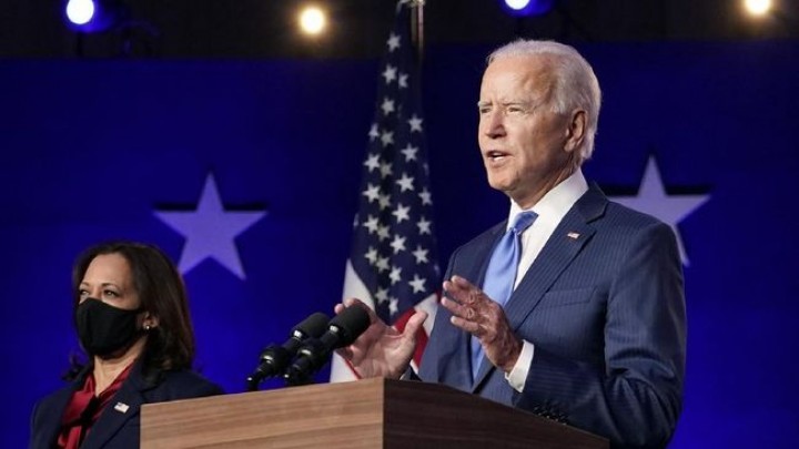 Presiden Amerika Serikat Joe Biden dan wakilnya Kamala Harris. Sumber: Internet