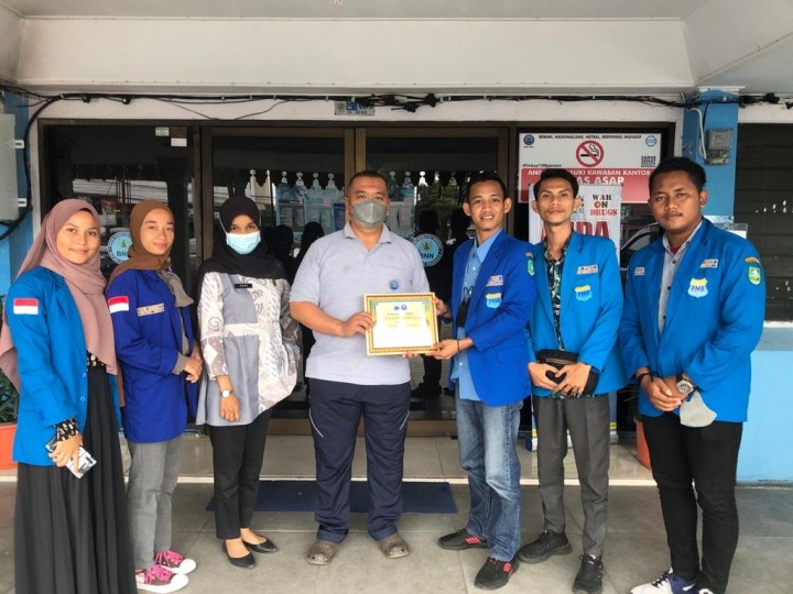 Saat PC PMII audensi ke BNN Riau