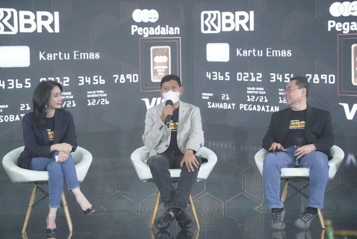 BRI dan Pegadaian Bersinergi Luncurkan Kartu Kredit Berbasis Tabungan Emas Pertama di Indonesia (foto/ist)