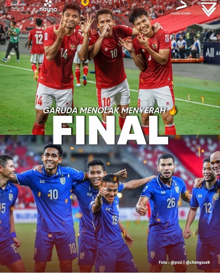 Vietnam Tumbang, Thailand Tantang Indonesia di Final Piala AFF 2020 (foto/int)