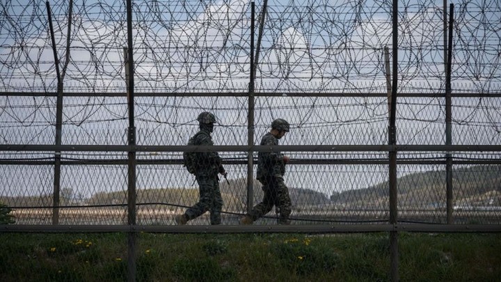 Perbatasan Korea Utara dan Korea Selatan. Sumber: Tempo.co