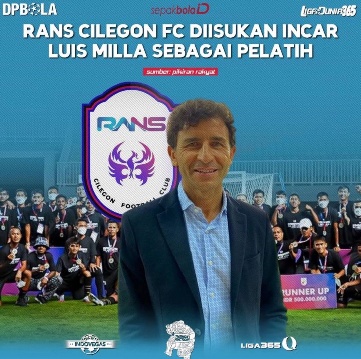 Luis Milla Gabung RANS Cilegon FC [Instagram/@sepakbolaid]