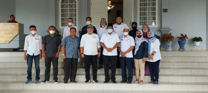 Sukseskan Perayaan HPN, Ketua PWI Riau dan Panitia HPN Audiensi dengan Bupati Siak 