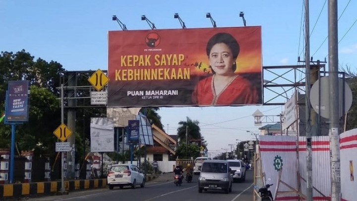 Baliho Ketua DPR RI Puan Maharani. Sumber: Internet