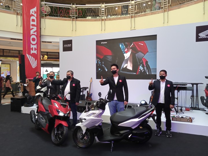 Acara launching Skutik All New Honda Vario 160 di Mal SKA Pekanbaru