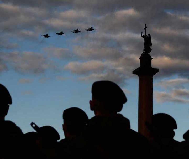 Parade militer Rusia. Sumber: Internet