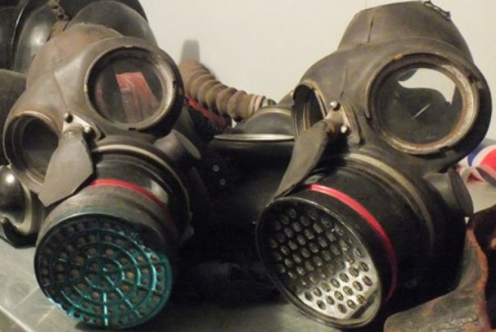 Masker gas yang digunakan untuk peperangan. Sumber: Republika.co.id