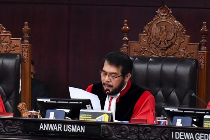 etua Mahkamah Konstitusi (MK) Anwar Usman. Sumber: Internet