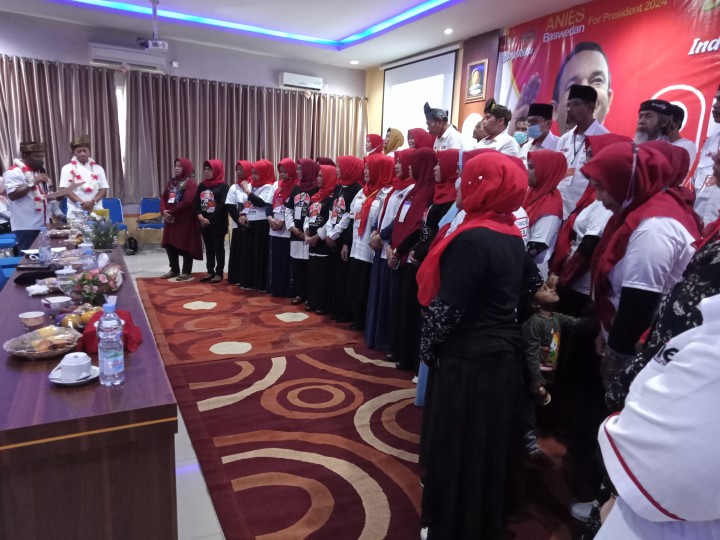 Deklarasi dukung Anies Baswedan Presiden 2024 di Pekanbaru, Riau