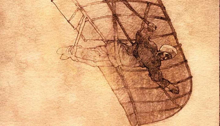 Manusai terbang pertama di dunia Ibnu Firnas. Sumber: Internet