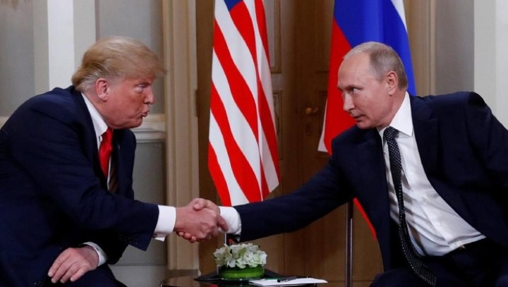 Donald Trump dan Vladimir Putin. Sumber: Internet