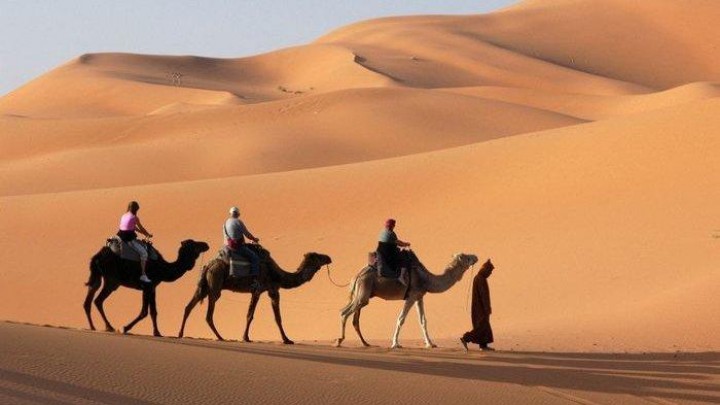 Ilustrasi padang pasir. Sumber: Internet