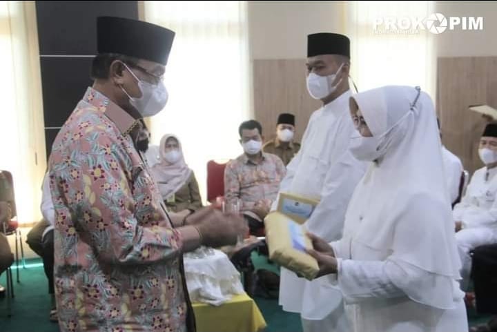 Saat pelepasan JCH Korpri Inhil