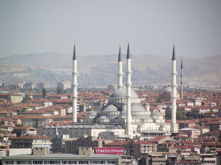 Salah satu masjid yang ada di kota Ankara negara Turki