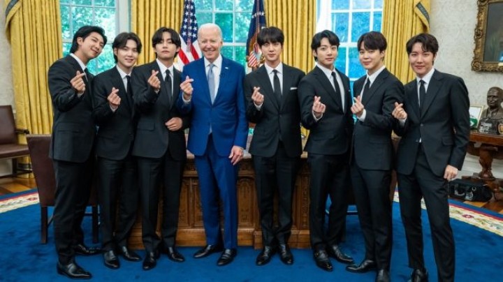 Pertemuan BTS dan Joe Biden di White House