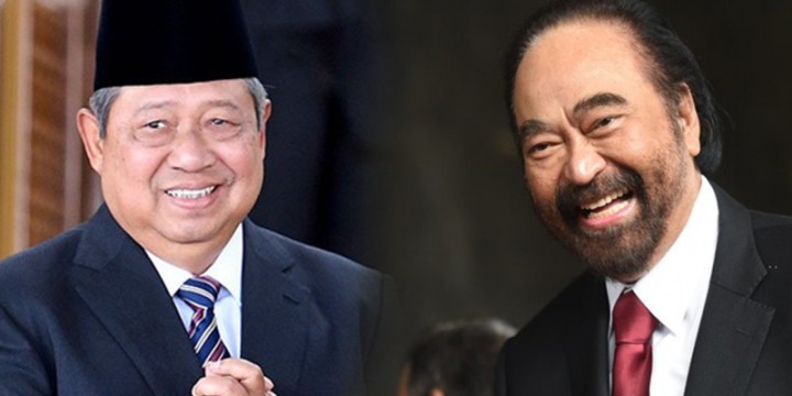 Susilo Bambang Yudhoyono (SBY) dan Surya Paloh. Sumber: Internet