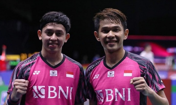 Potret Kemenangan Rian/Fajar di Indonesia Masters  2022/net