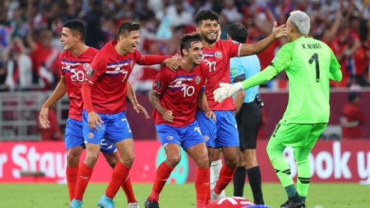 Potret Kosta Rika dalam Playoff Piala Dunia di Qatar atas kemenangannya/bola.net