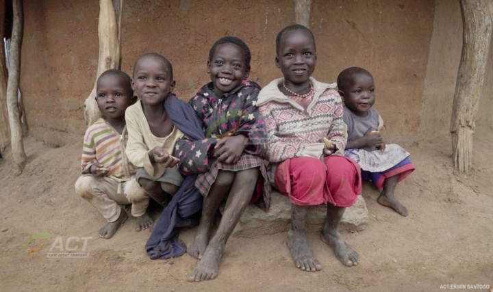 Potret Anak-anak Afrika yang dilanda Krisis Pangan/act