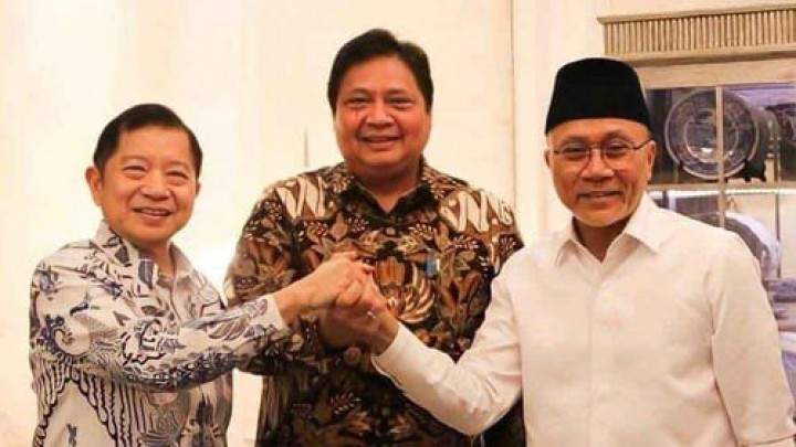 Ketum Parpol yang tergabung dalam Koalisi Indonesia Bersatu. Sumber: Detik.com