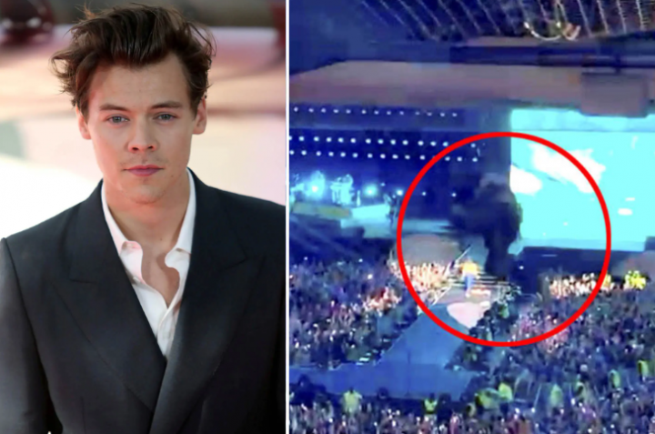 Insiden seorang penggemar Harry Style yang jatuh dari lantai tiga stadion/net