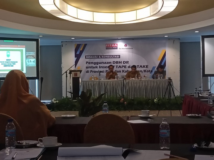 Diikuti 8 Kabupaten dan Kota, Fitra Riau Bahas 200 M DBH DR Mengendap 