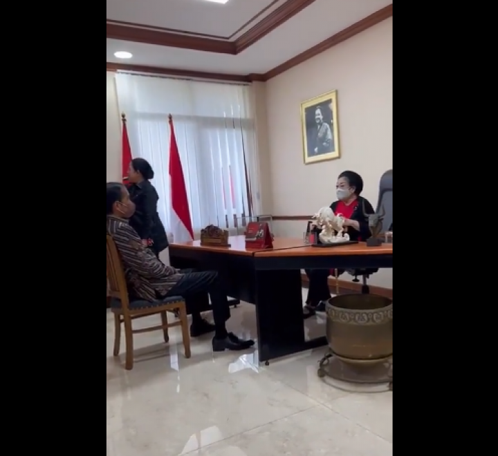 Video Jokowi Menghadap Megawati/ig:@puanmaharaniri