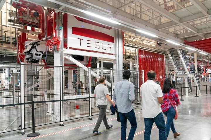 Pabrik mobil baru Tesla /AFP