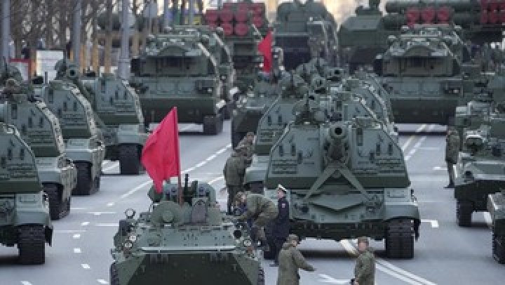 Parade Militer Rusia Peringatan Kemenangan NAZI atas Perang Dunia II/cnbc.com