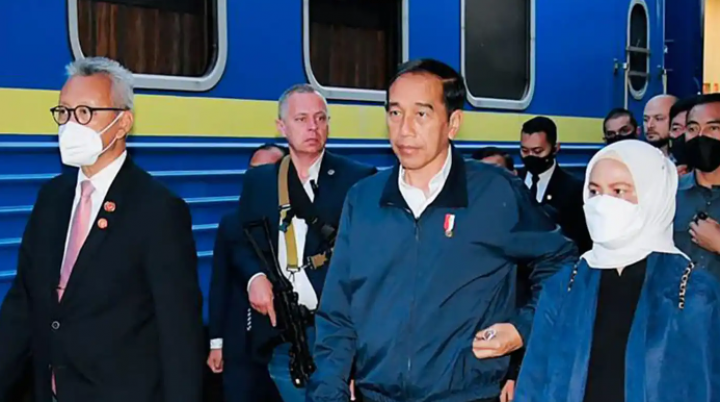 Jokowi dan rombongan tiba di Kyiv, Ukraina /Biro Pers Sekretariat Presiden