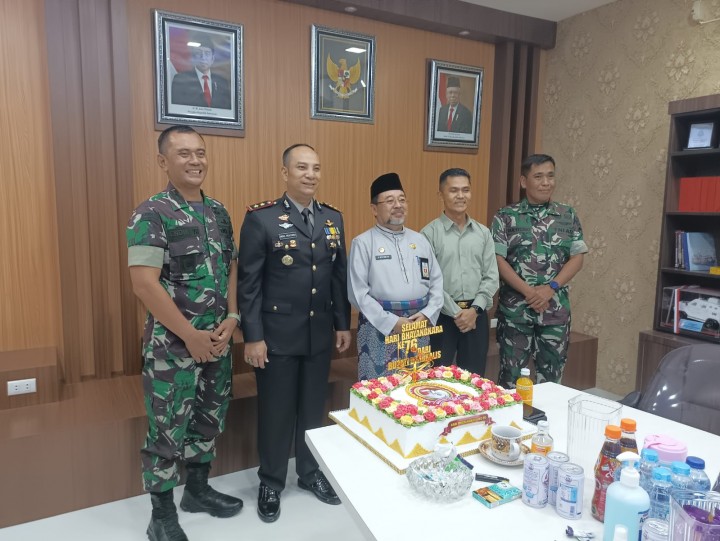 Sinergitas TNI, Polri dan Pemkab Bengkalis sempena HUT Bhayangkara ke 76