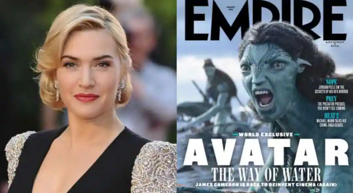 Kate Winslet (kiri), poster Avatar The Way of Water (kanan) /instagram