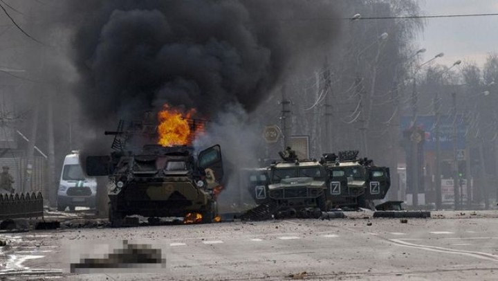 Potret kekacauan perang Ukraina - Rusia di Dinbas/cnnindonesia.com
