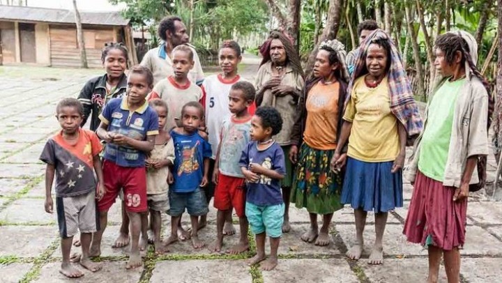 Potret Masyarakat Ras Melanesia atau Melaneoid di Papua Nugini/twitter