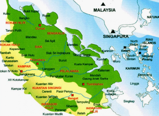 Peta Provinsi Riau /net