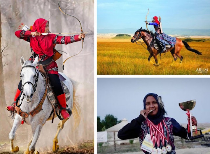 Biodata, Umur, Karir Arum Nazlus merupakan Pemanah Berkuda Juara Dunia di Usia Muda/net