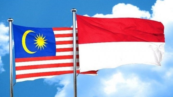 Bendera Indonesia dan Malaysia. Sumber: Indonesia